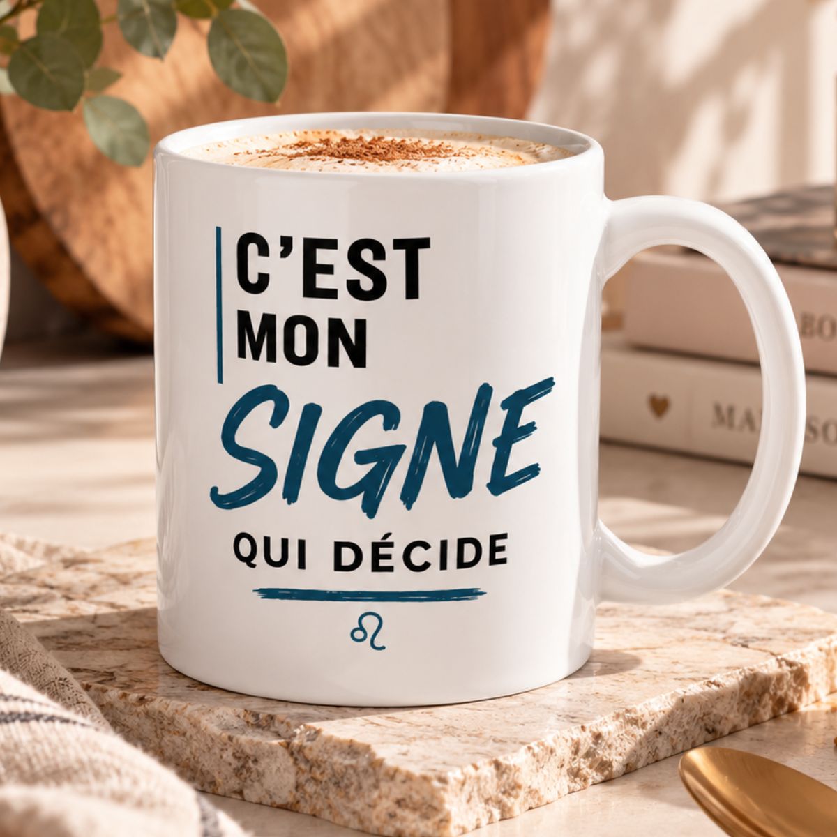 Tasse astrologique homme "C'est mon signe qui décide" – Lion Tasse astrologique homme "C'est mon signe qui décide" – Lion