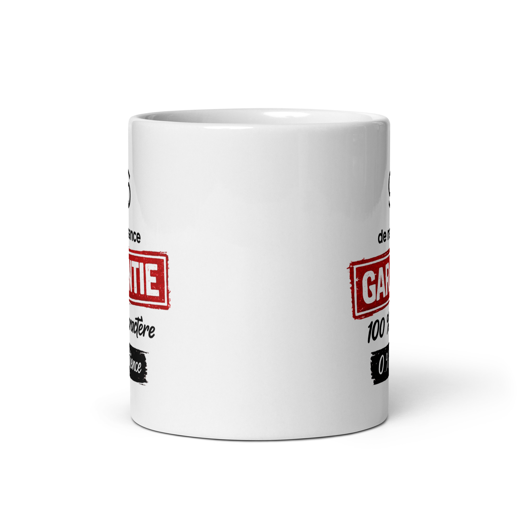Mug humoristique Cancer - Garantie 100 % caractère, 0 % patience Mug humoristique Cancer - Garantie 100 % caractère, 0 % patience – Image 3