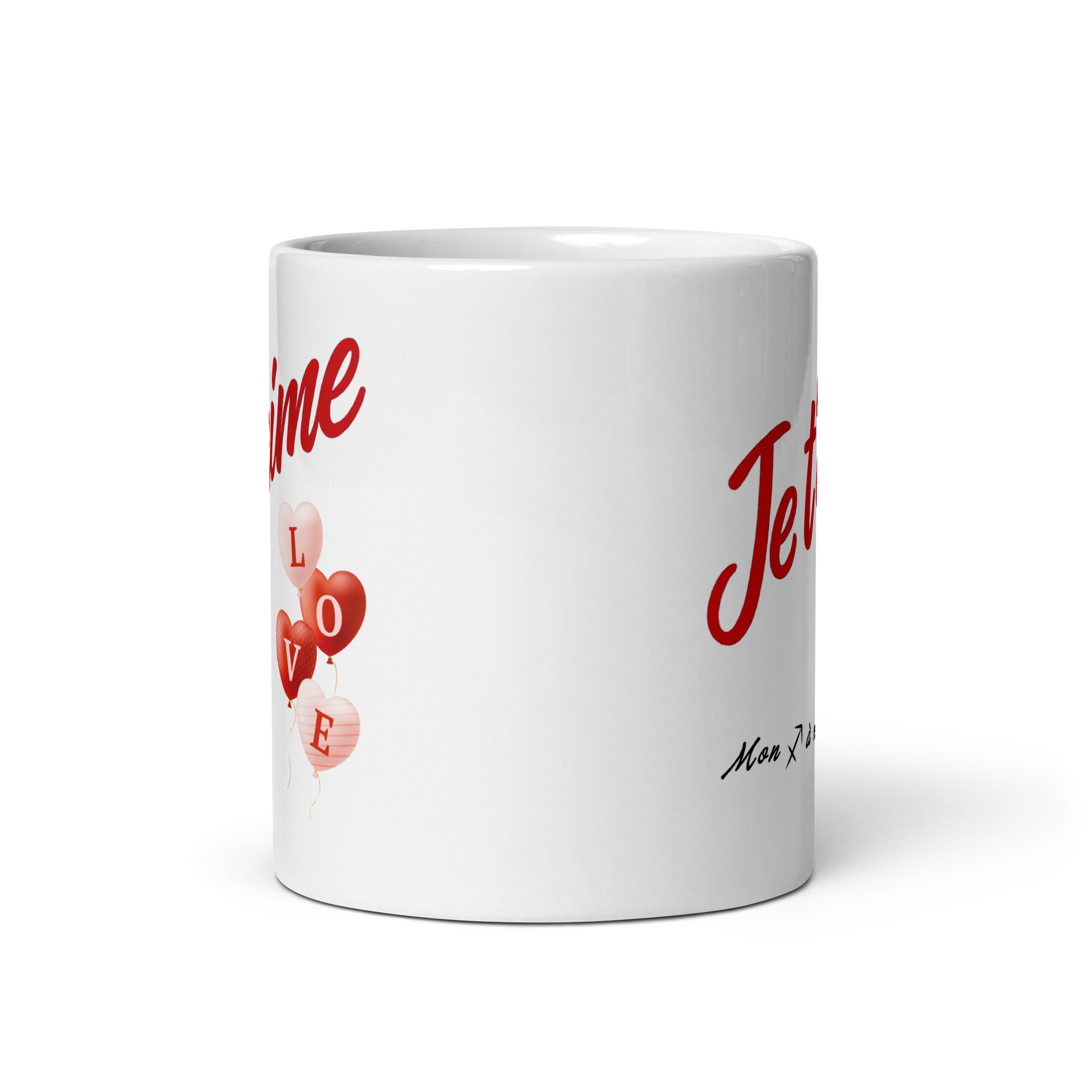 Cadeau romantique : Mug "Je t'aime" Ballons LOVE – Signe Sagittaire Cadeau romantique : Mug "Je t'aime" Ballons LOVE – Signe Sagittaire – Image 2