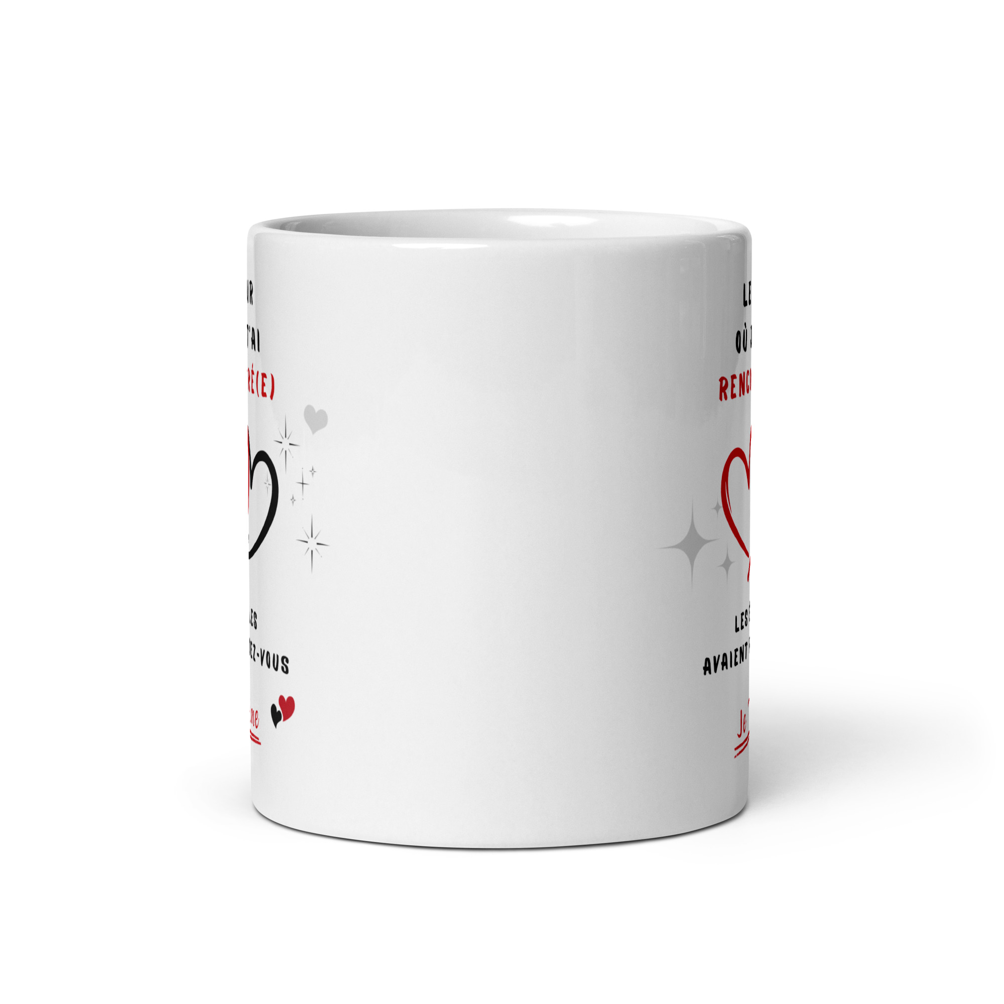 Cadeau anniversaire de rencontre couple : Mug "Le jour où je t'ai rencontré(e)" Cadeau anniversaire de rencontre couple : Mug "Le jour où je t'ai rencontré(e)" – Image 3