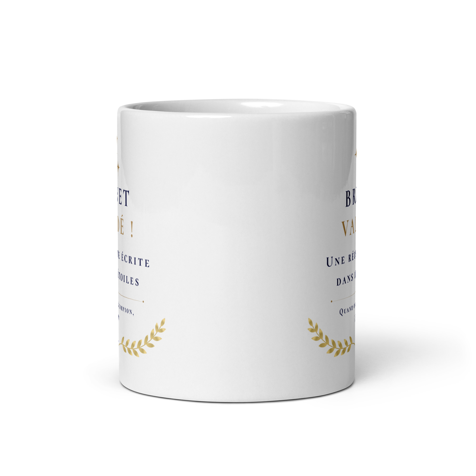 Cadeau Brevet validé – Mug "Une réussite écrite dans les étoiles" - Scorpion Cadeau Brevet validé – Mug "Une réussite écrite dans les étoiles" - Scorpion – Image 2