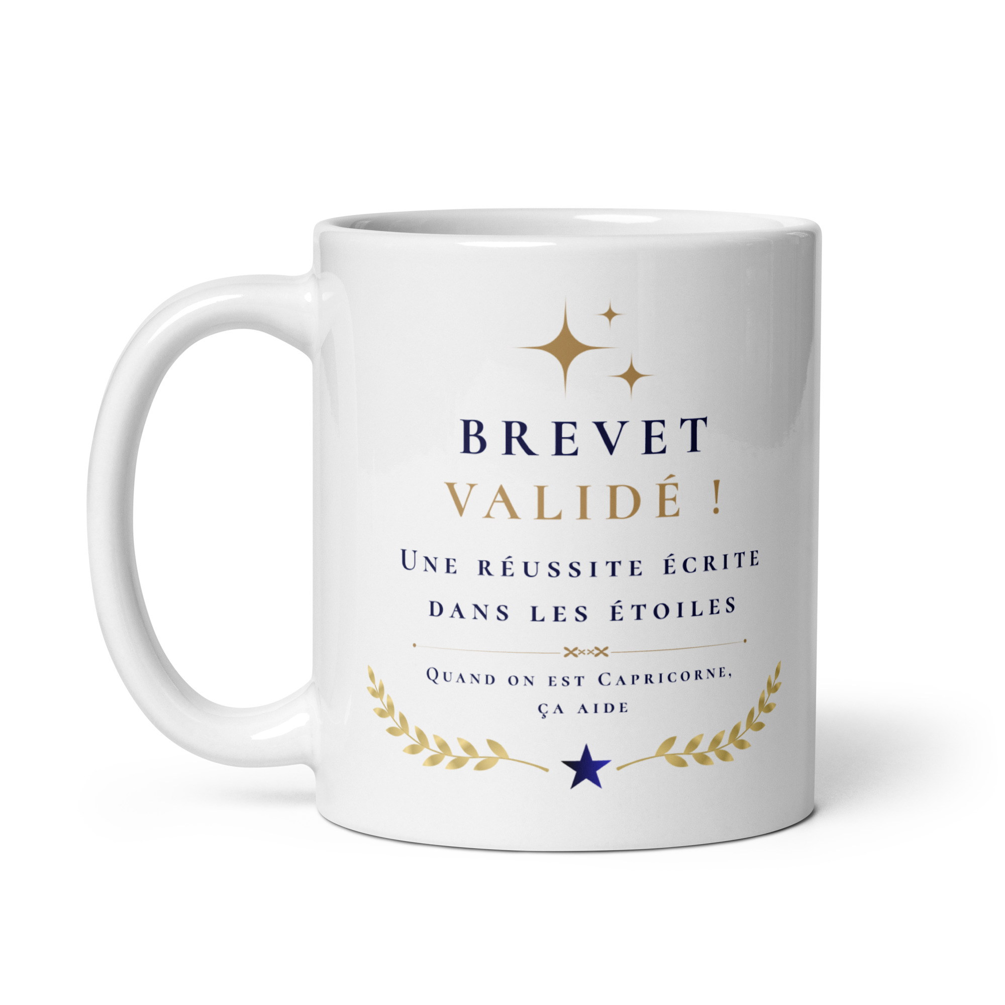 Cadeau Brevet validé – Mug "Une réussite écrite dans les étoiles" - Capricorne Cadeau Brevet validé – Mug "Une réussite écrite dans les étoiles" - Capricorne – Image 3