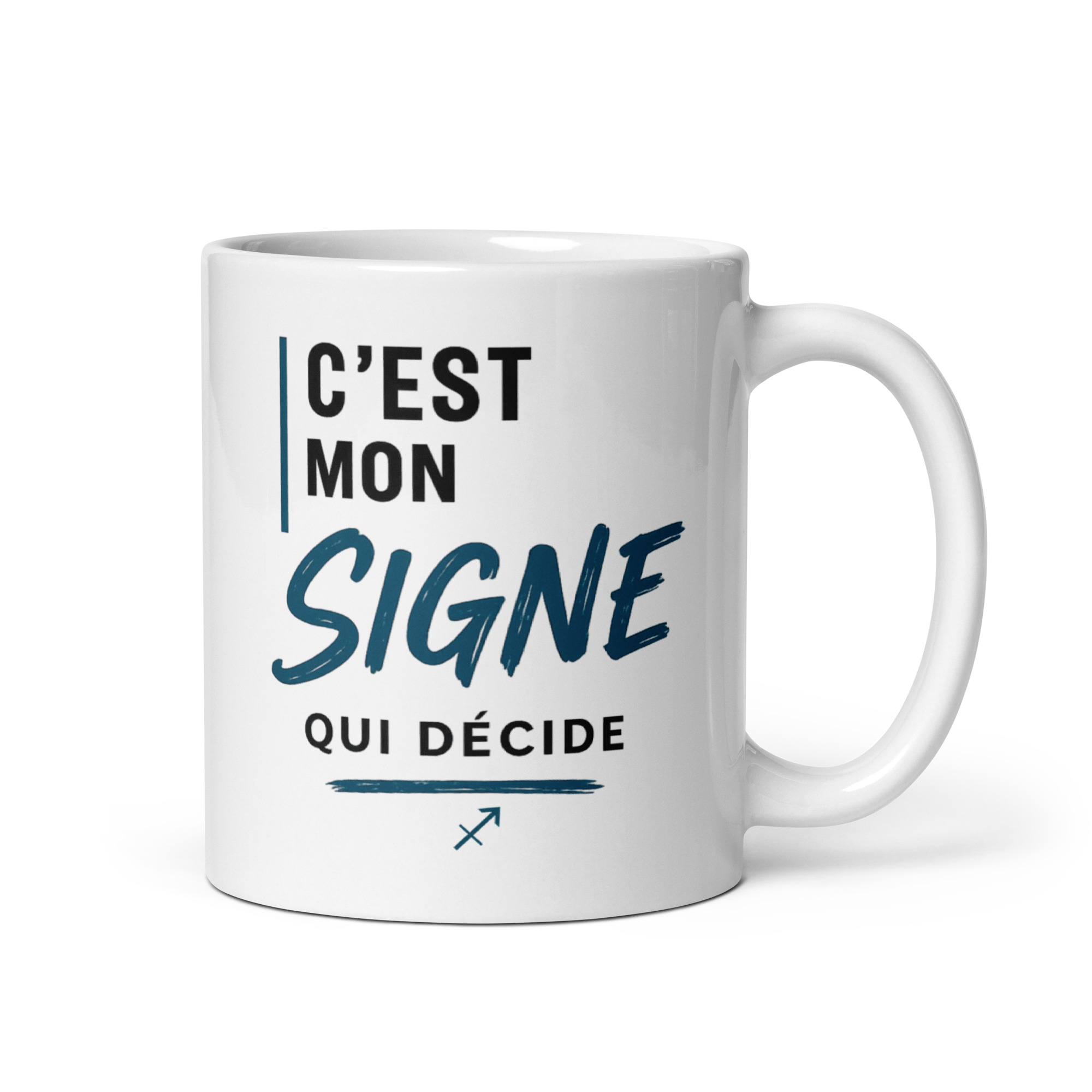 Tasse astrologique homme "C'est mon signe qui décide" – Sagittaire Tasse astrologique homme "C'est mon signe qui décide" – Sagittaire – Image 2