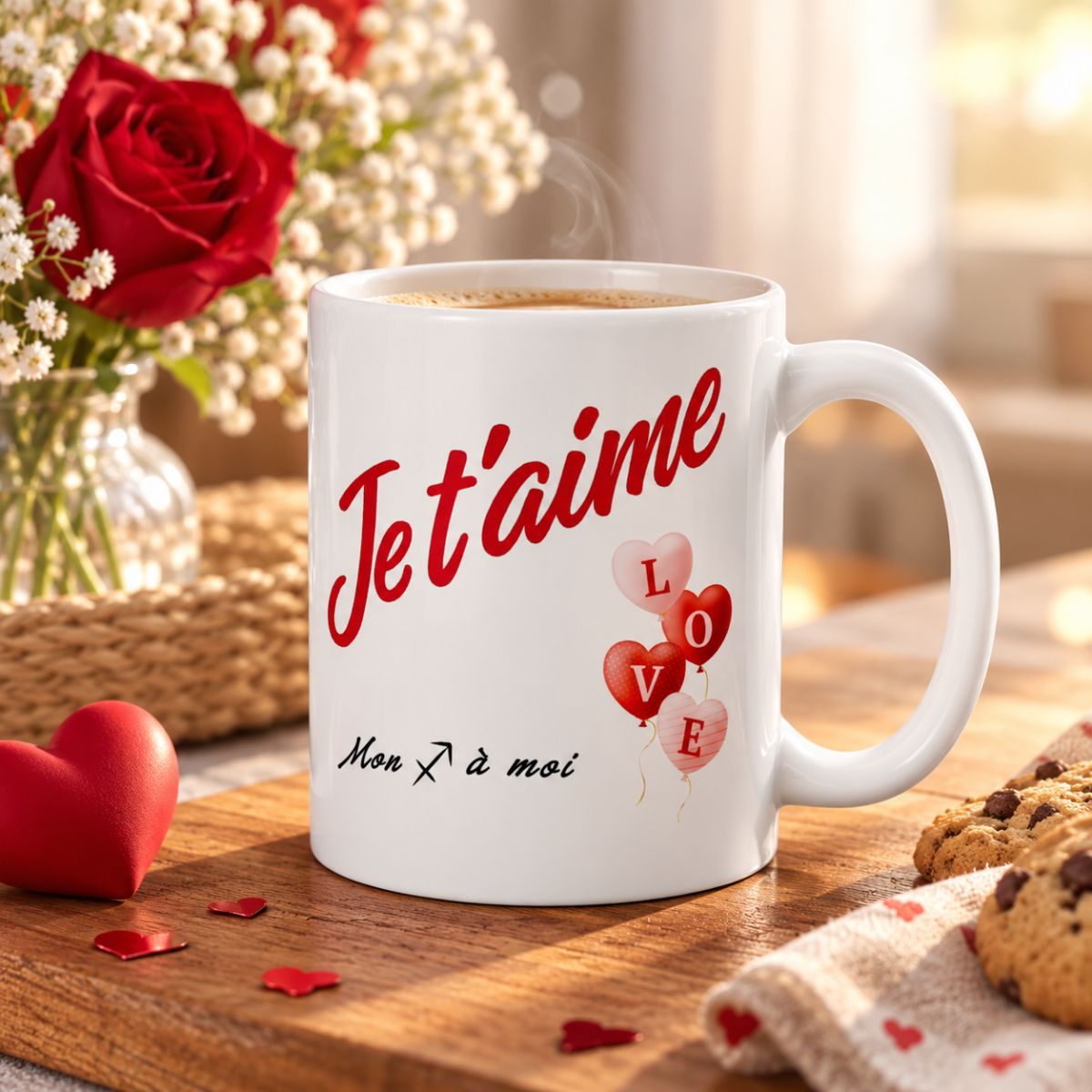 Petite Attention Romantique pour Copain : Mug « Je t'aime » – Signe Sagittaire Petite Attention Romantique pour Copain : Mug « Je t'aime » – Signe Sagittaire