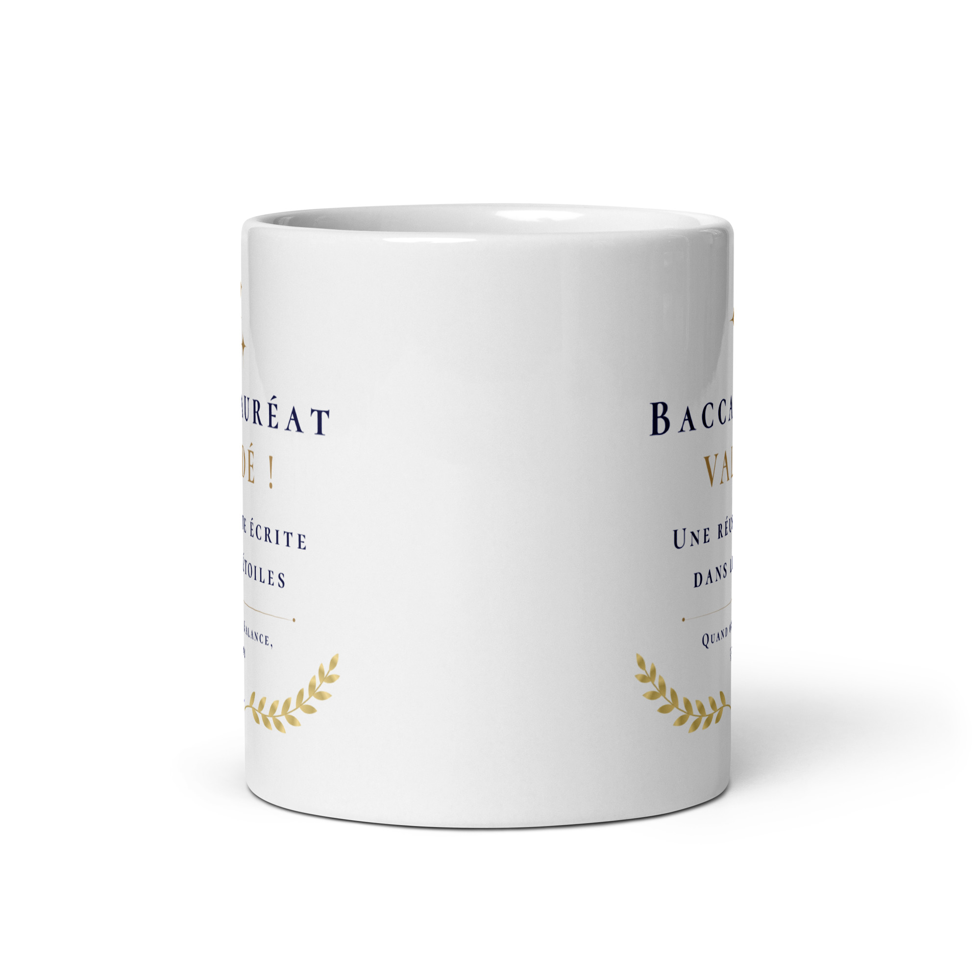 Cadeau Baccalauréat validé - Mug "Une réussite écrite dans les étoiles" - Balance Cadeau Baccalauréat validé - Mug "Une réussite écrite dans les étoiles" - Balance – Image 2