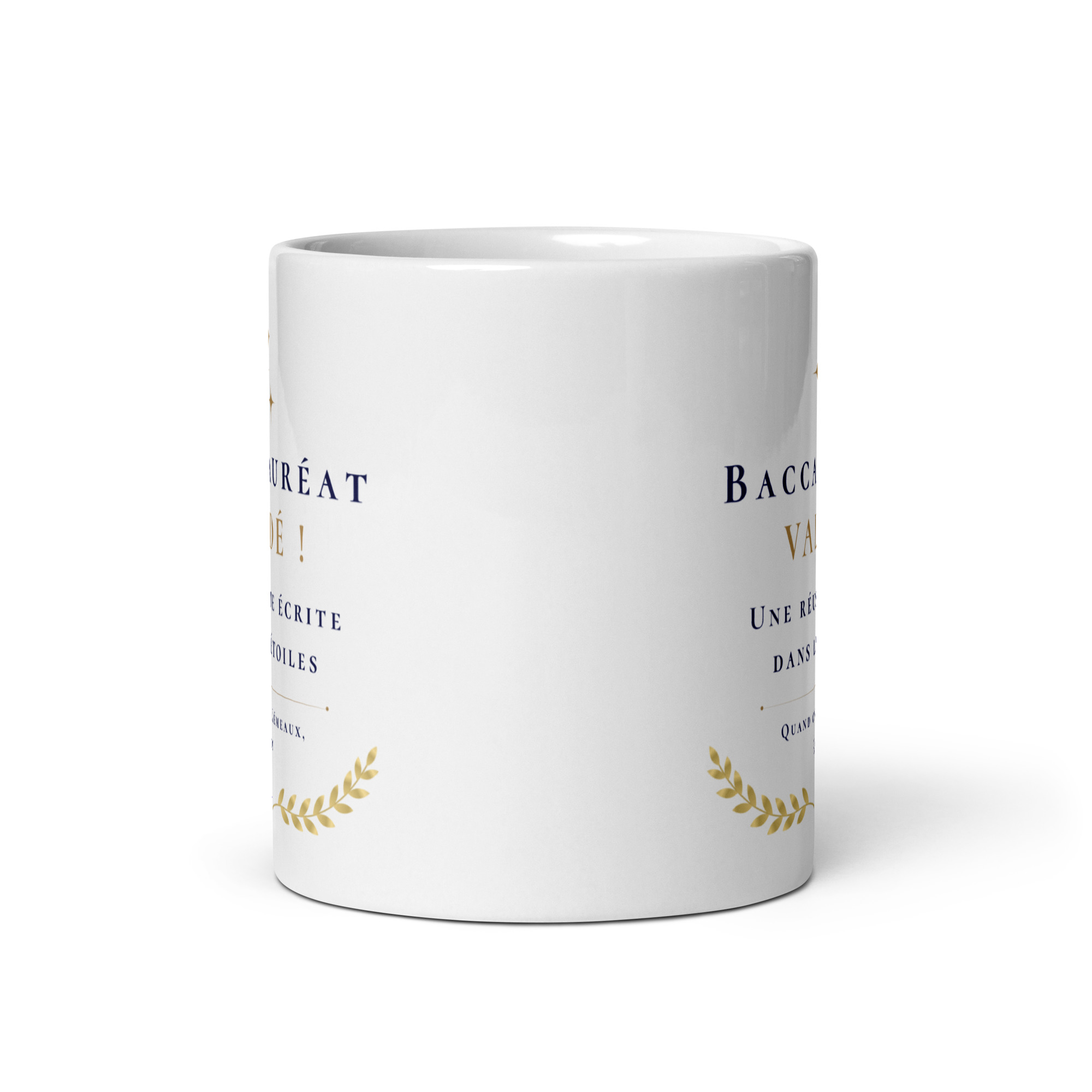 Cadeau Baccalauréat validé - Mug "Une réussite écrite dans les étoiles" - Gémeaux Cadeau Baccalauréat validé - Mug "Une réussite écrite dans les étoiles" - Gémeaux – Image 2