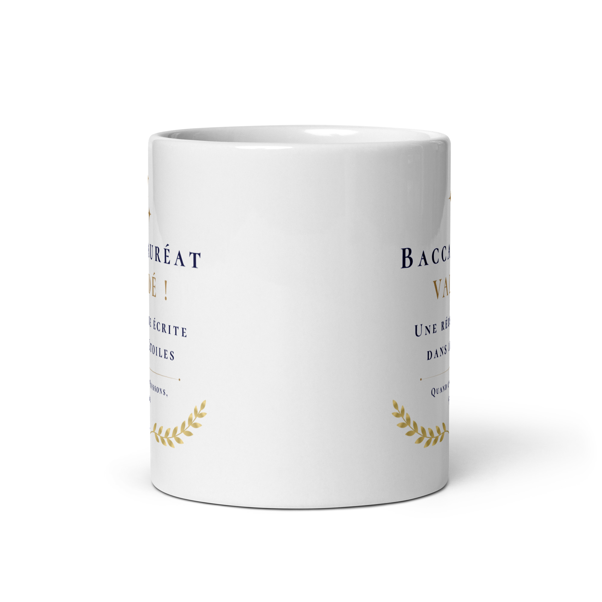Cadeau Baccalauréat validé - Mug "Une réussite écrite dans les étoiles" - Poissons Cadeau Baccalauréat validé - Mug "Une réussite écrite dans les étoiles" - Poissons – Image 2