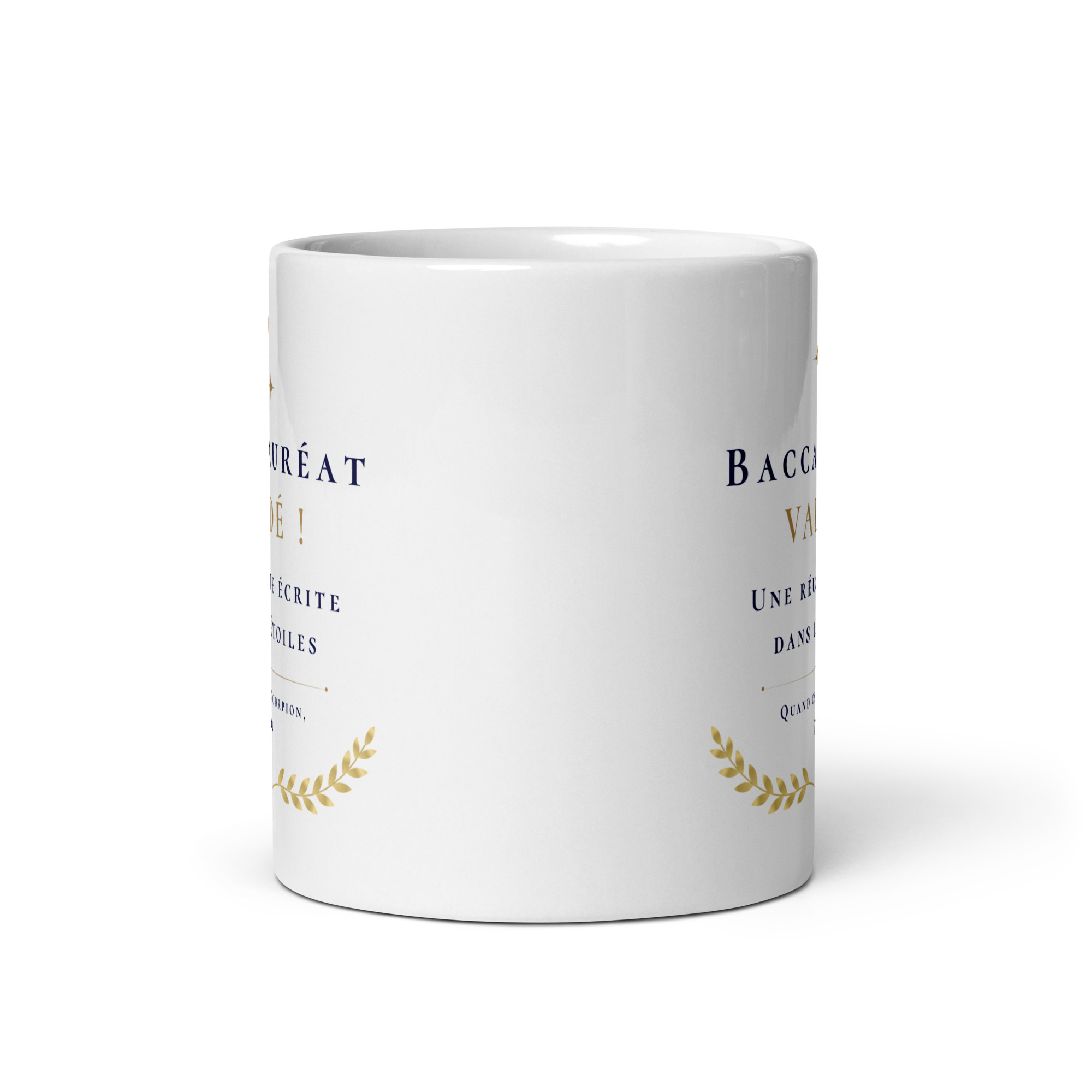 Cadeau Baccalauréat validé - Mug "Une réussite écrite dans les étoiles" - Scorpion Cadeau Baccalauréat validé - Mug "Une réussite écrite dans les étoiles" - Scorpion – Image 2