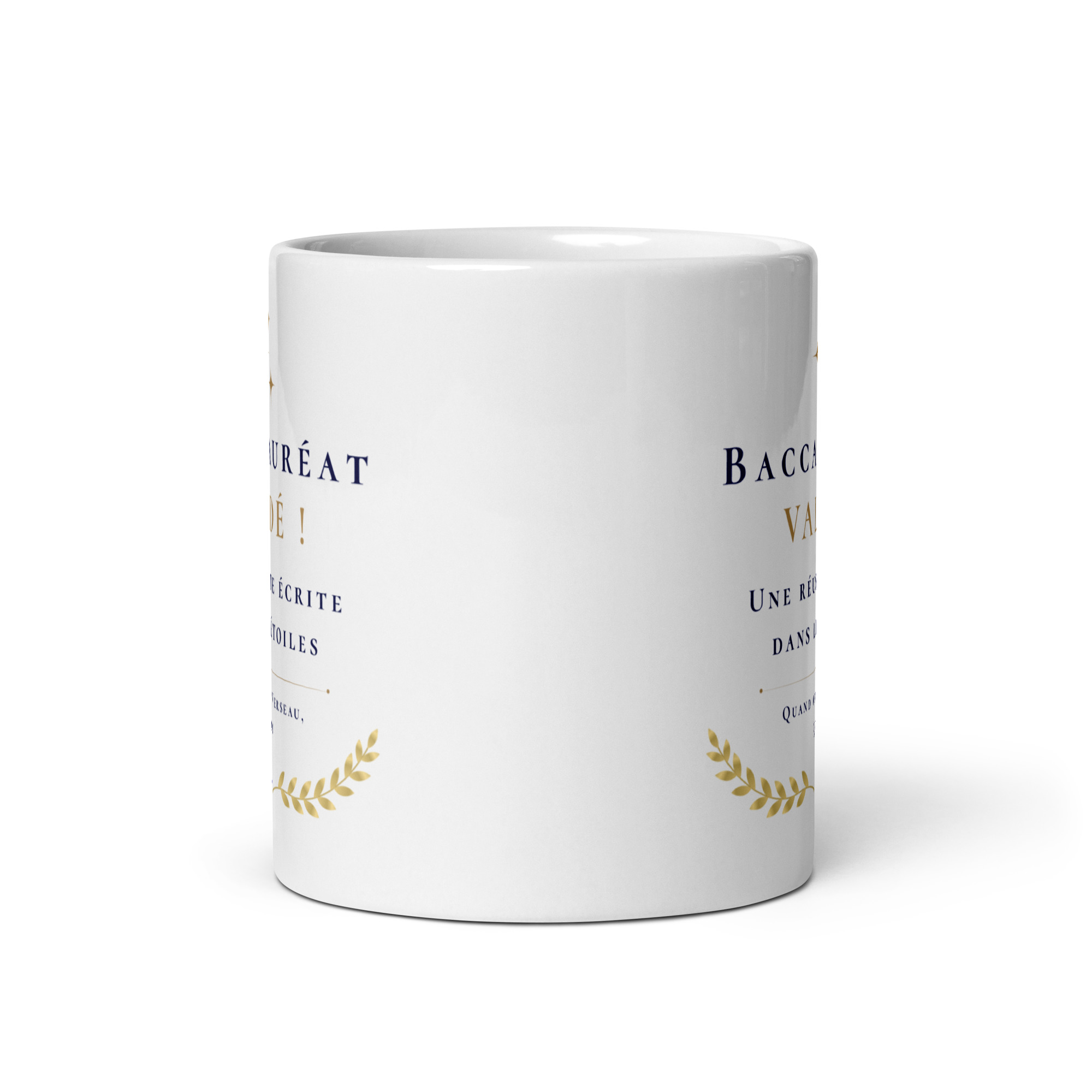 Cadeau Baccalauréat validé - Mug "Une réussite écrite dans les étoiles" - Verseau Cadeau Baccalauréat validé - Mug "Une réussite écrite dans les étoiles" - Verseau – Image 2