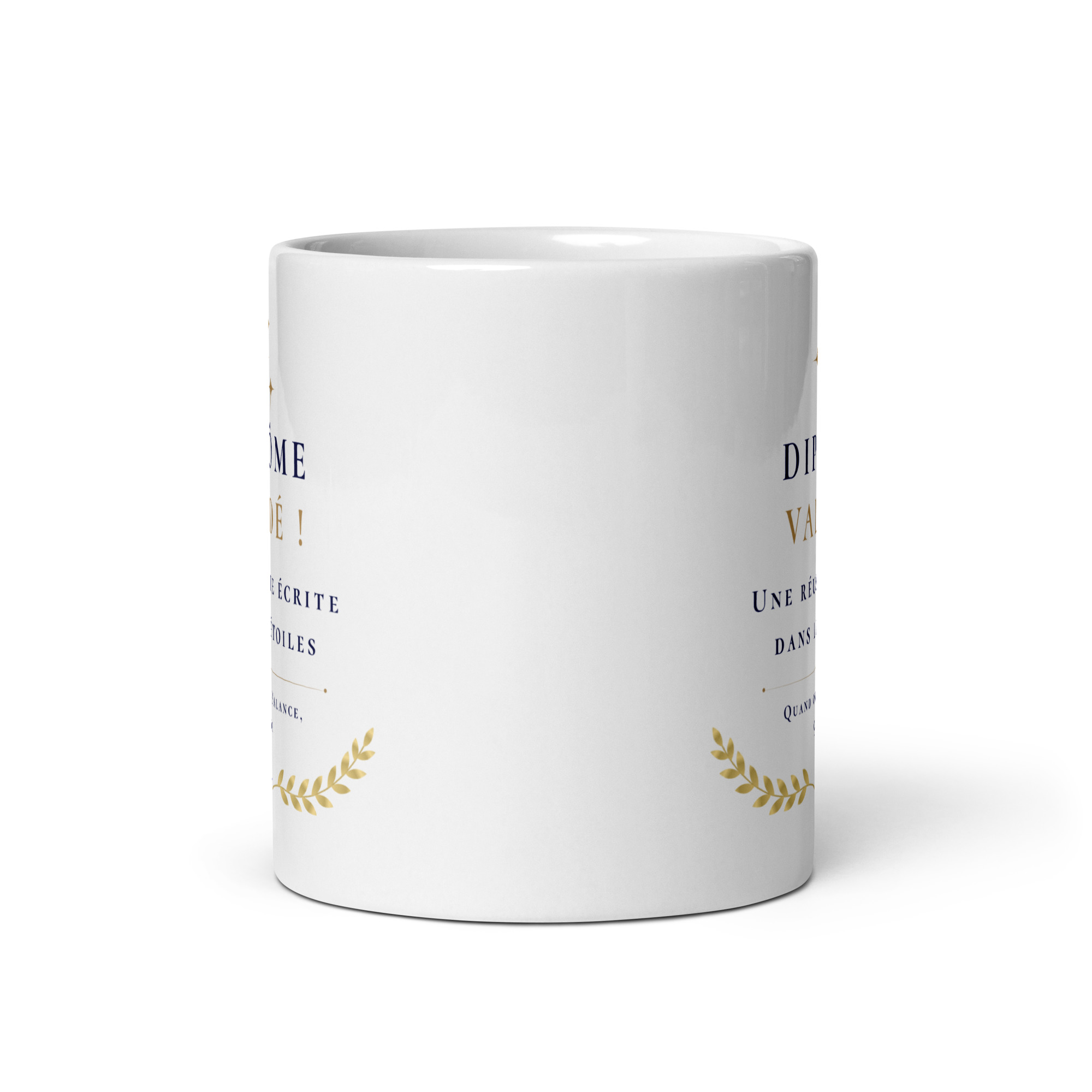 Cadeau Diplôme validé – Mug "Une réussite écrite dans les étoiles" – Balance Cadeau Diplôme validé – Mug "Une réussite écrite dans les étoiles" – Balance – Image 2