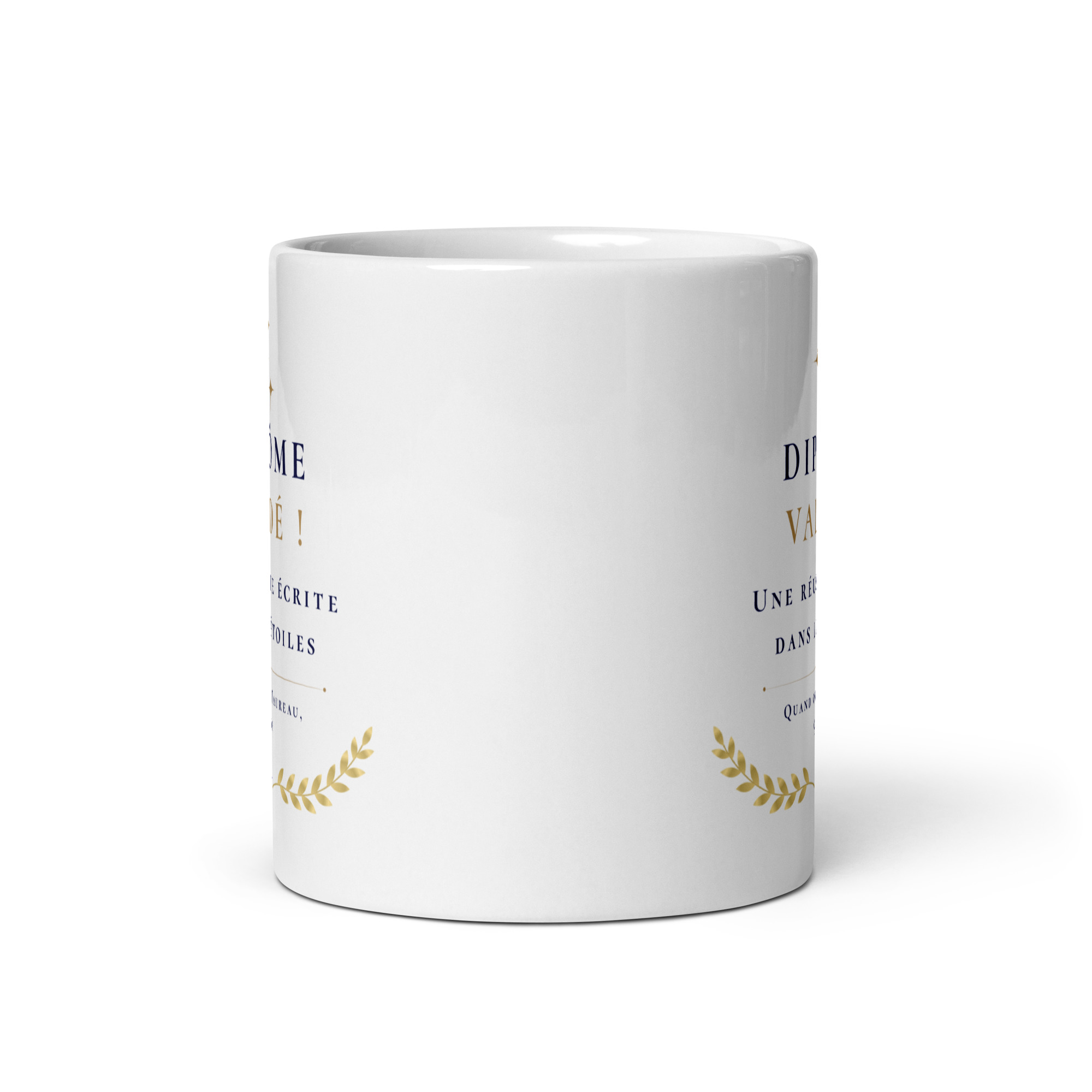 Mug Diplôme Validé « Une réussite écrite dans les étoiles » - Idée Cadeau pour Taureau Mug Diplôme Validé « Une réussite écrite dans les étoiles » - Idée Cadeau pour Taureau – Image 3