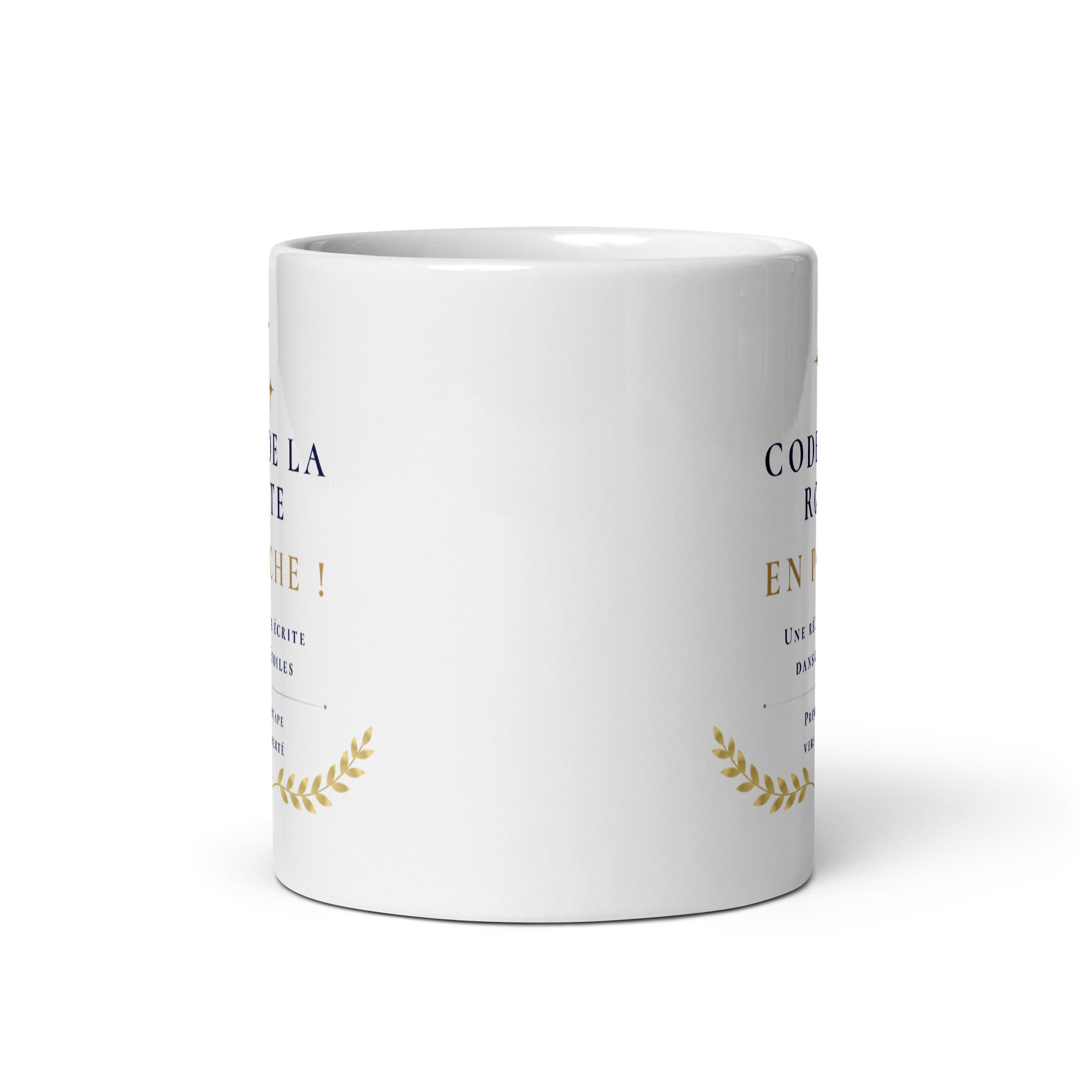 Cadeau code la route en poche ! – Mug "Une réussite écrite dans les étoiles" Cadeau code la route en poche ! – Mug "Une réussite écrite dans les étoiles" – Image 3