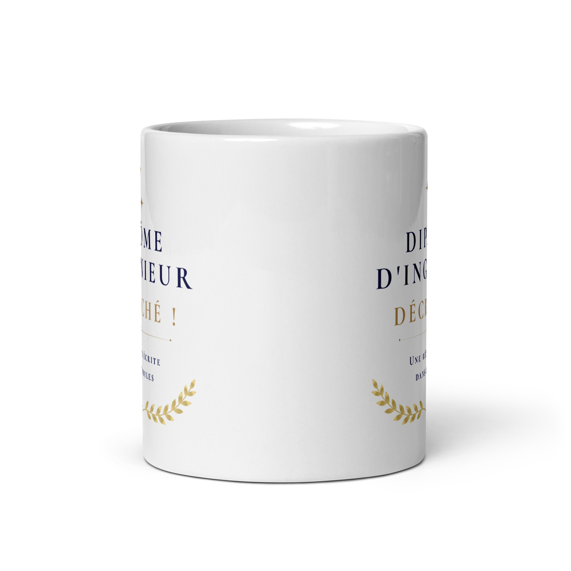 Cadeau Félicitations Diplôme d'Ingénieur décroché ! - Mug "Une réussite écrite dans les étoiles"- Surprise originale Cadeau Félicitations Diplôme d'Ingénieur décroché ! - Mug "Une réussite écrite dans les étoiles"- Surprise originale – Image 4