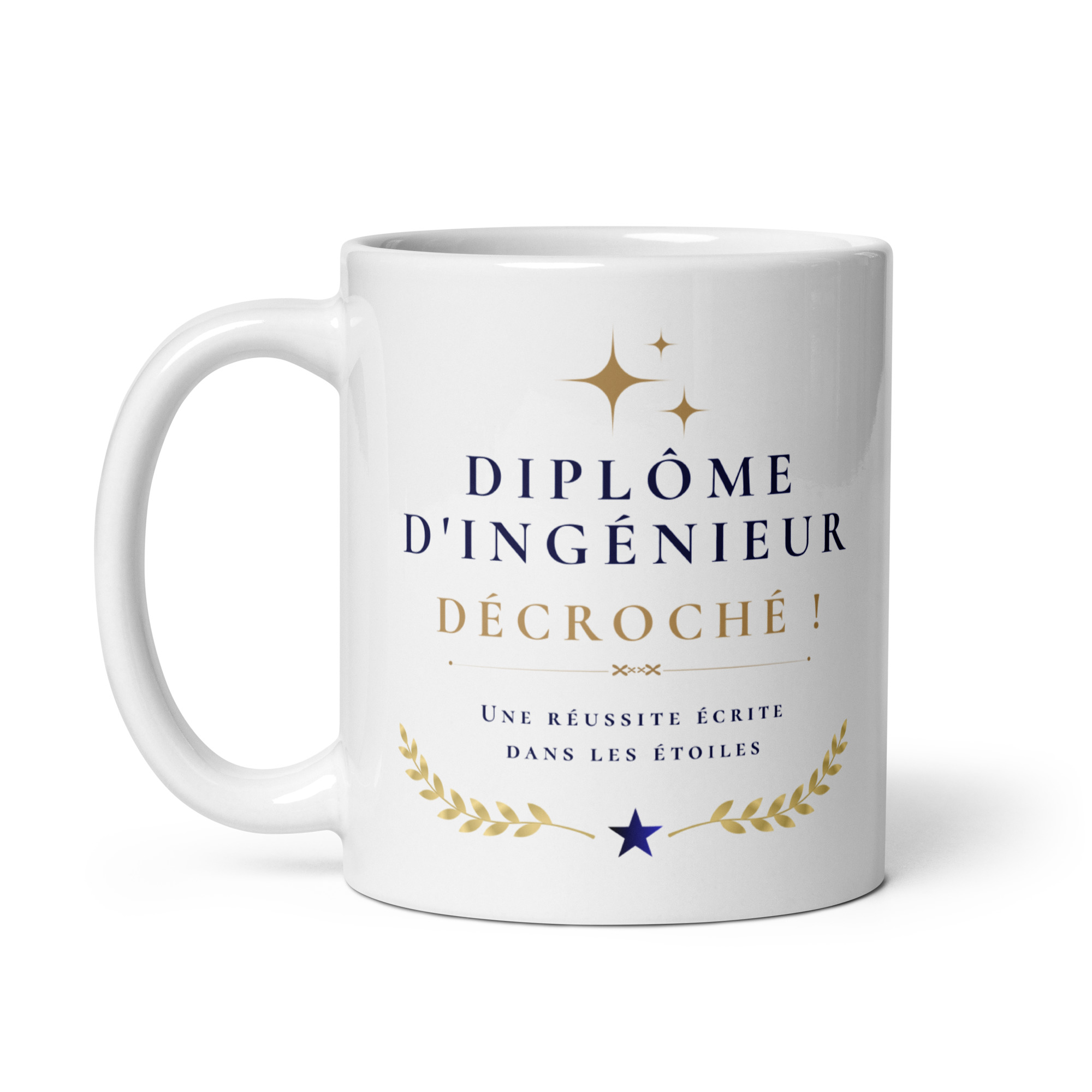 Cadeau Félicitations Diplôme d'Ingénieur décroché ! - Mug "Une réussite écrite dans les étoiles"- Surprise originale Cadeau Félicitations Diplôme d'Ingénieur décroché ! - Mug "Une réussite écrite dans les étoiles"- Surprise originale – Image 5