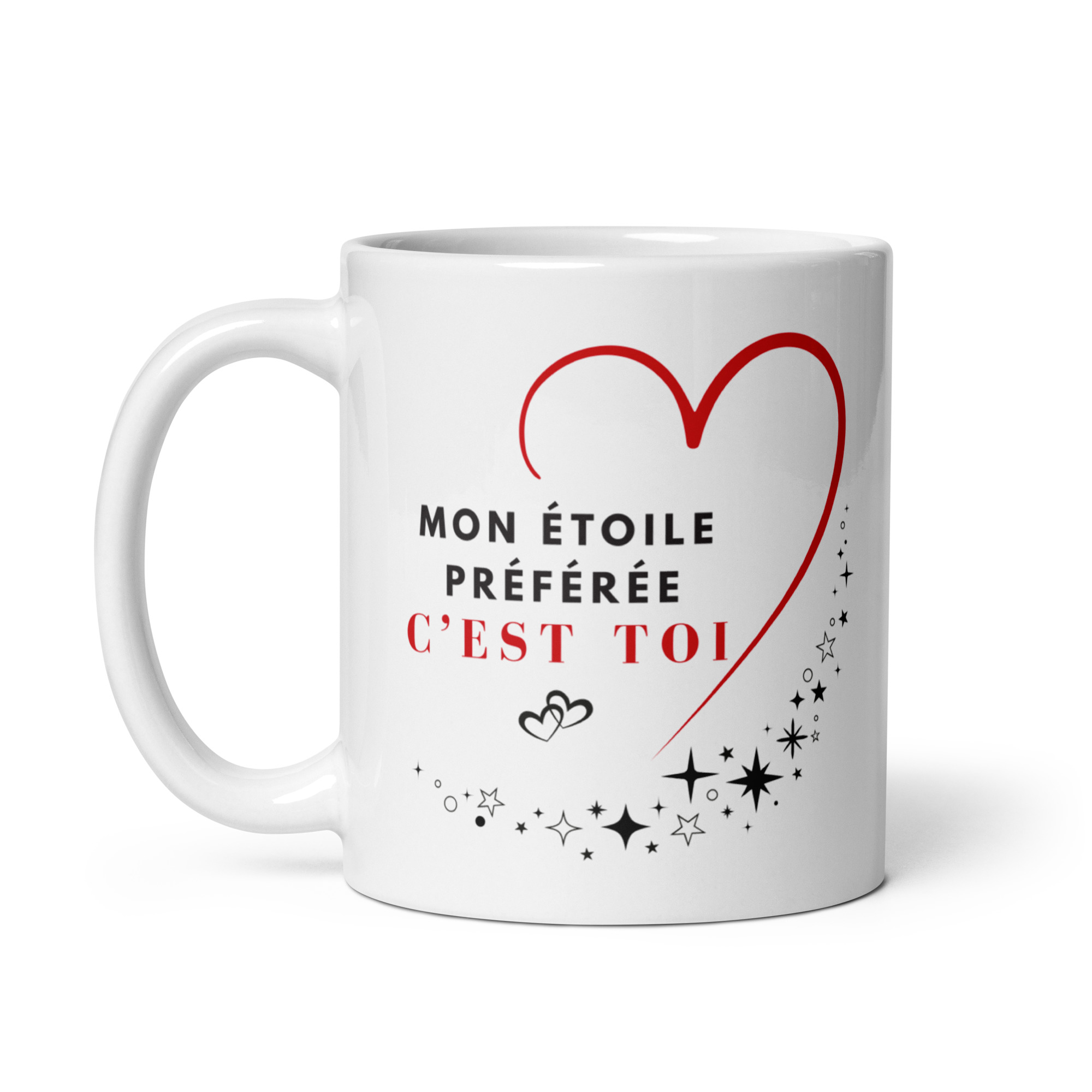 Idée cadeau pour amoureux – Mug "Mon étoile préférée, c’est toi" Idée cadeau pour amoureux – Mug "Mon étoile préférée, c’est toi" – Image 3