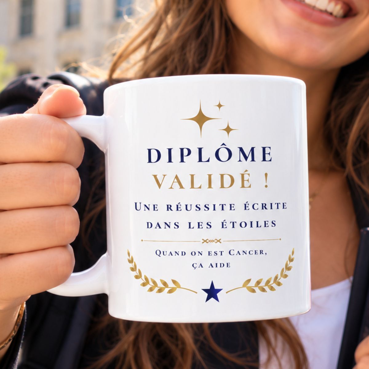 Idée Cadeau Félicitations : Mug Diplôme « Écrit dans les Étoiles » – Cancer Idée Cadeau Félicitations : Mug Diplôme « Écrit dans les Étoiles » – Cancer – Image 2