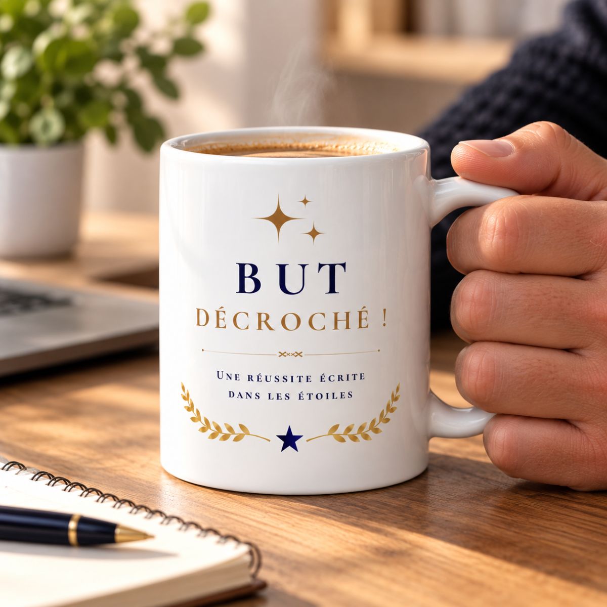 Cadeau Félicitations BUT décroché ! - MUG "Une réussite écrite dans les étoiles" - Surprise originale Cadeau Félicitations BUT décroché ! - MUG "Une réussite écrite dans les étoiles" - Surprise originale – Image 2